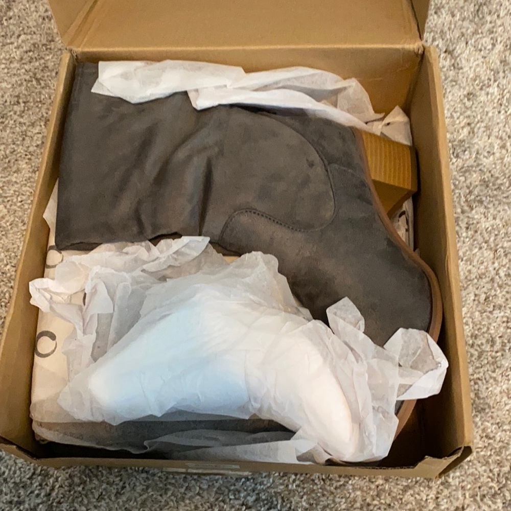 Brinley Co. Women’s Faux Suede Mid-Calf Boot